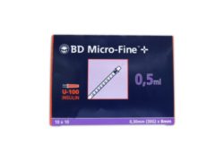 BD Micro-Fine Σύριγγα ινσουλίνης 0,5ml 30G x 8.00mm 100τμχ