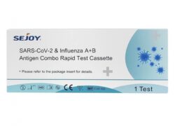 SeJoy SARS-Cov2 & Influenza A/B Combo Rapid Test τμχ Διαγνωστικό Τεστ Ταχείας Ανίχνευσης Αντιγόνων Covid-19 & Γρίπης με Ρινικό Δείγμα